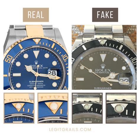 clean vs fake rolex|how to detect a fake rolex.